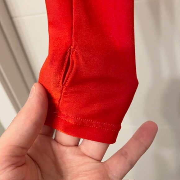 NWT We Are HAH Don't Be Square Long Sleeve Bodysuit Red Size XS - Picture 8 of 15